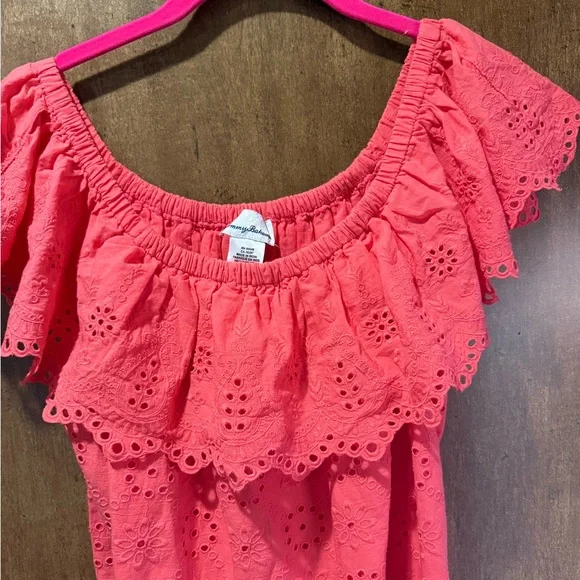 Tommy Bahama Coral midi dress. - Picture 4 of 4